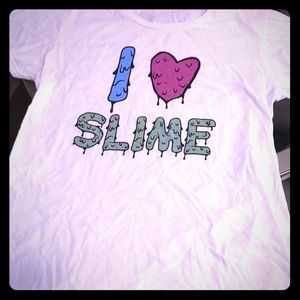 T-shirt blouse top slime